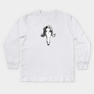 Borzoibushka Kids Long Sleeve T-Shirt